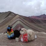 andes hike at Rainbow Mountain Peru